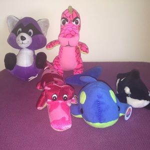5 Small Stuffed Animals