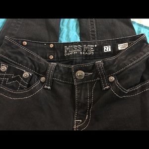 Miss Me black skinny jeans