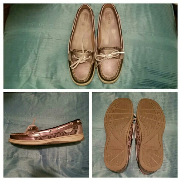 Gray Leopard Printer Sperrys