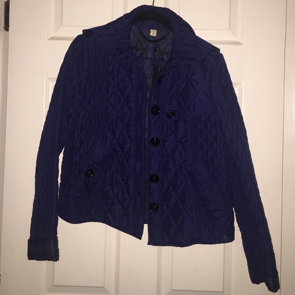 🚫SOLD Burberry* Navy* Cropped* Barn Jacket