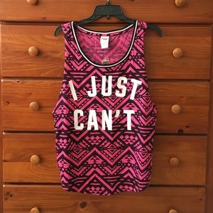 Victoria's Secret pink tank top