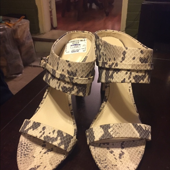 Calvin Klein Snakeskin Sandals