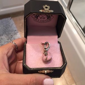 Juicy Couture Gold and Pink Cupcake Charm