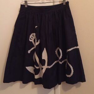 J Crew Anchor Skirt