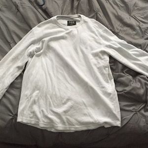 All white crew neck