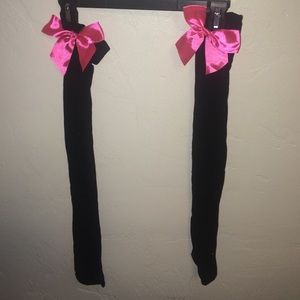 Knee High Stocking Bow Socks
