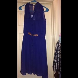 Navy Blue Dress