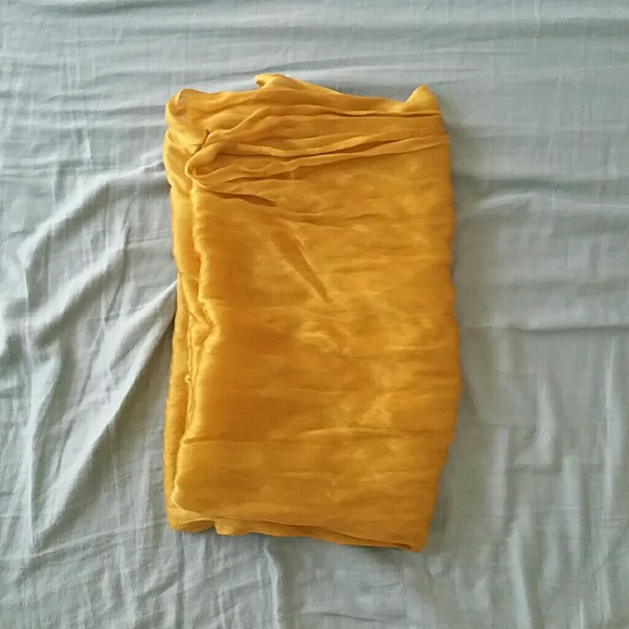 Goldenrod Yellow infinity scarf