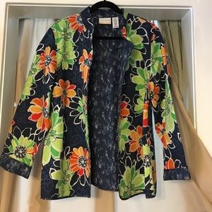 Lightweight floral jacket