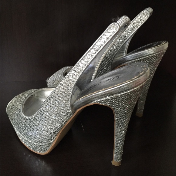 Silver Lulu Townsend high heels