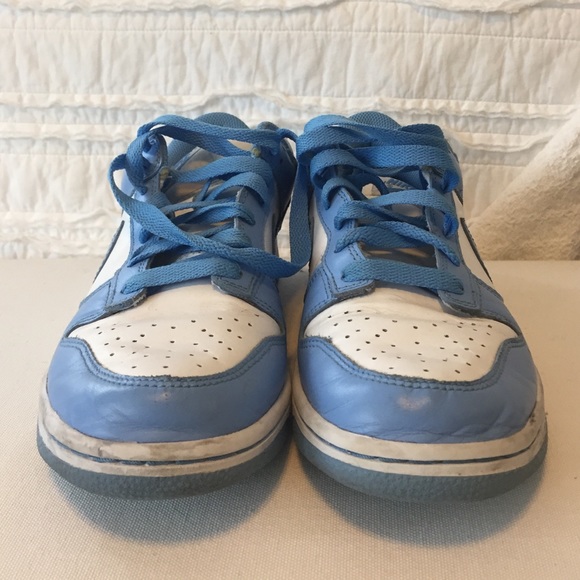 Carolina Blue Nikes. Size 9. Designed on NikeID. - Picture 4 of 4