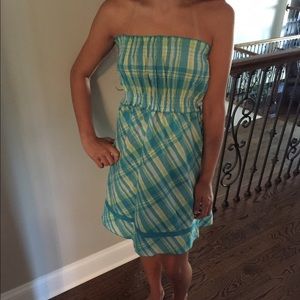 Strapless tube top summer dress
