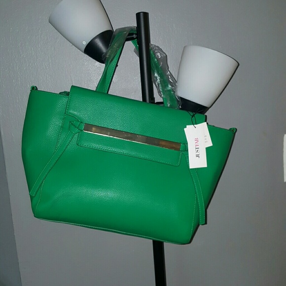 JUST FAB GREEN BIG SHOULDER BAG!!! BRAND NEW!!!