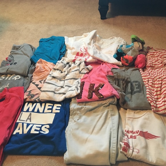 Big clothing haul.