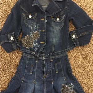 Girls' 7/8 Denim Outfit