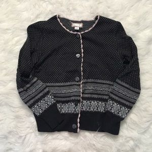 (aerie) 3/4 sleeve cropped cardigan sweater