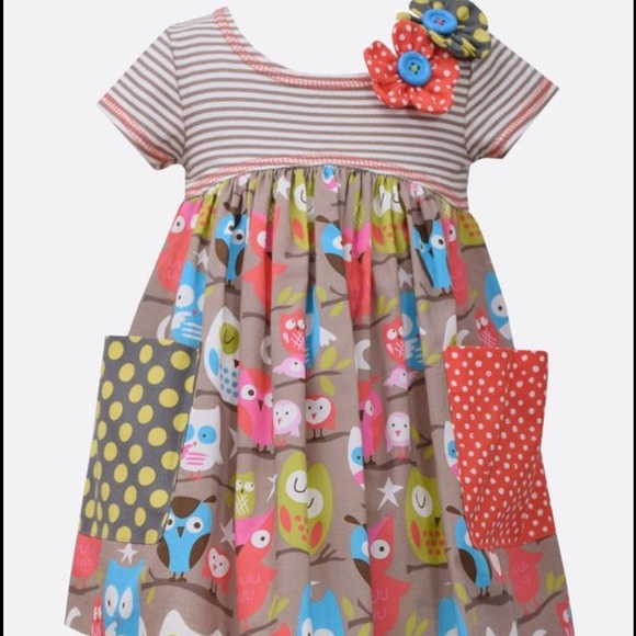 Adorable toddler owl dress