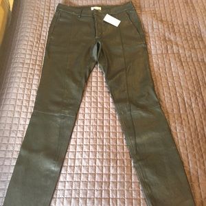 Helmut Lang Soft Black lambskin Leather Pants