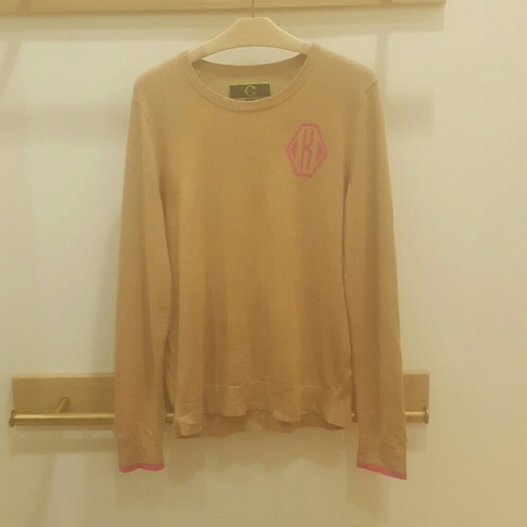 Preppy intials (K) crew neck sweater