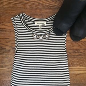 Trendy Striped Long Dress