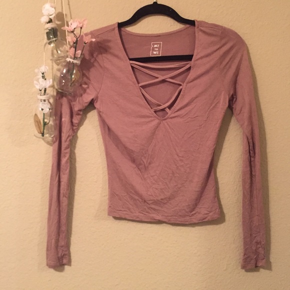 Pacsun lace front top
