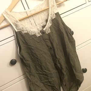 Lace tank top