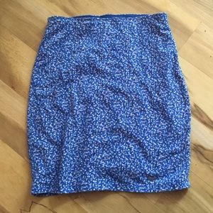 Floral Hollister pencil skirt