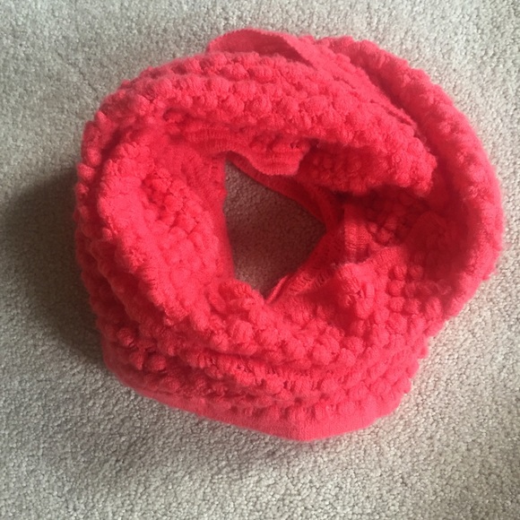Accessories - Pink Crochet Infinity Scarf
