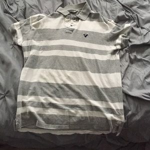 American Eagle button T-shirt