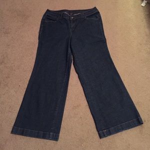 Lane Bryant dark denim jeans 20 average