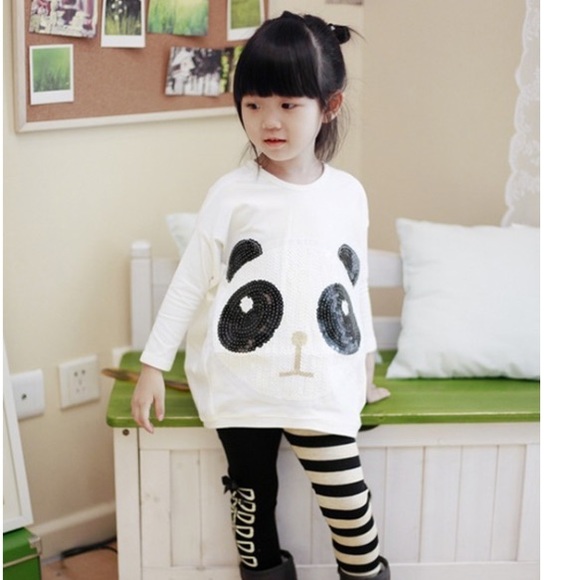 Panda batwing sleeve pullover top - Picture 3 of 3