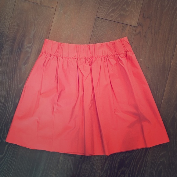 J. Crew salmon-colored mini skirt