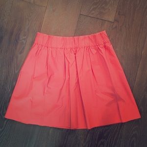 J. Crew salmon-colored mini skirt