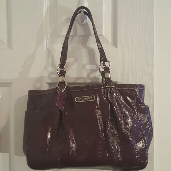 Purple Coach Purse