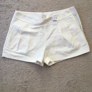 J. Crew Cream Shorts Size 6