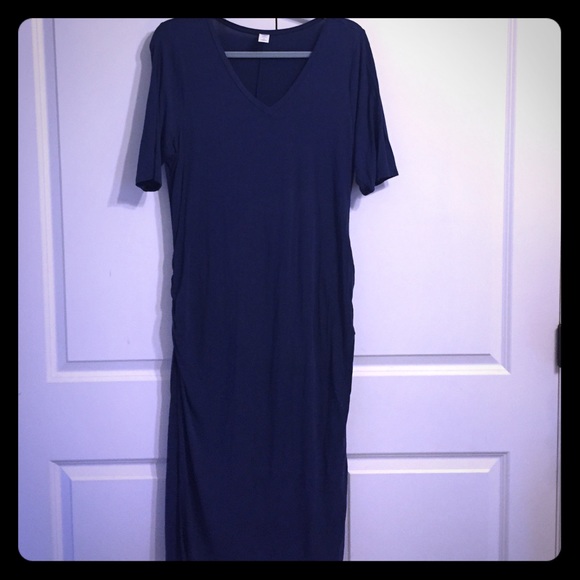 ✅SOLD✅Navy blue t-shirt maxi - maternity
