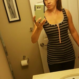 Maternity Zippered Nursing Top!