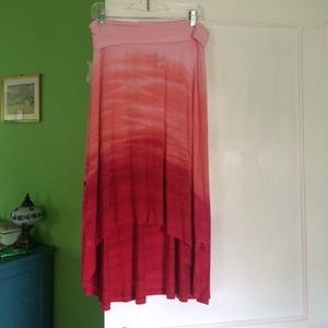 Athleta high-low ombré skirt