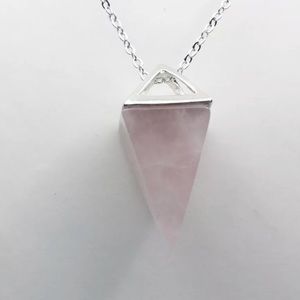 Natural Quartz chain Necklace