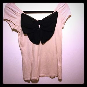 H&M Divided Top with bow