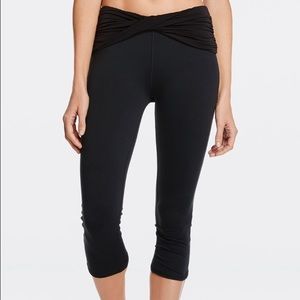 Fabletics black workout capris. Brand new!