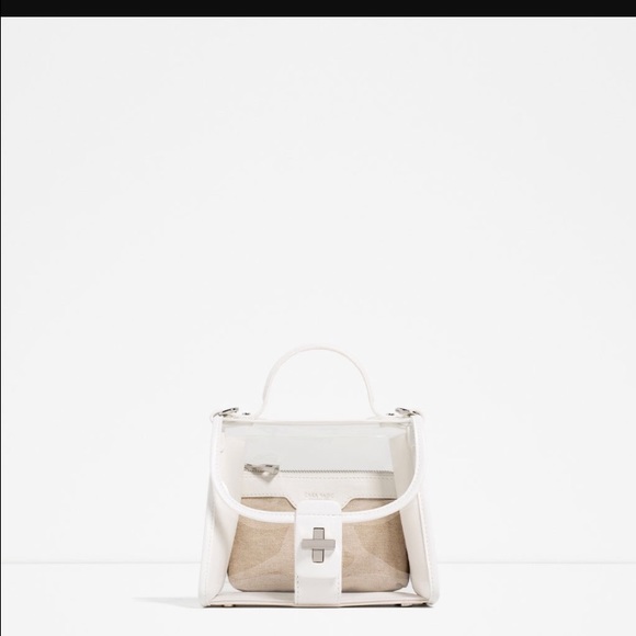 Zara mini city vinyl bag BLOGGERS FAVE