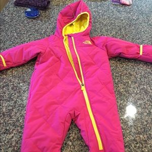North face Toddler snowsuit bunting sz 18-24 mo
