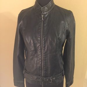 Express faux leather jacket