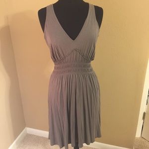 Grey shift dress