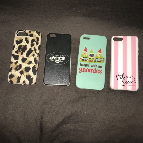 BUNDLE of 6--iPhone 5/5S cases