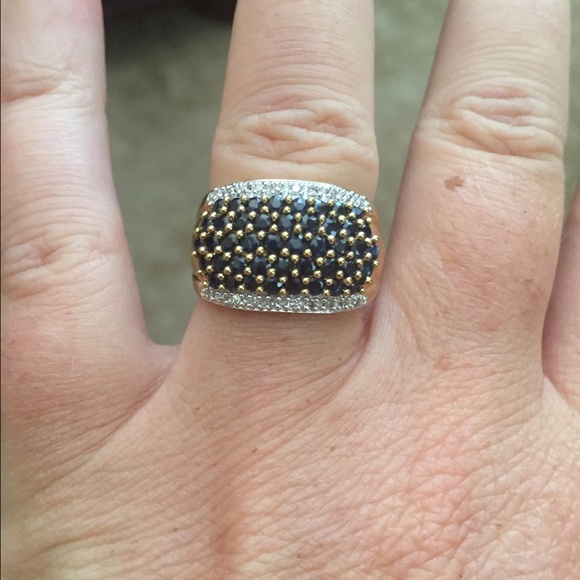 Black diamond ring