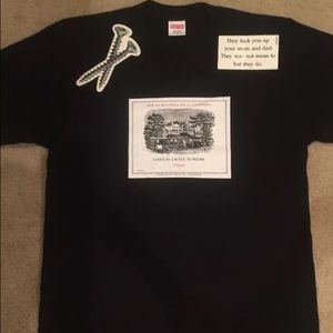 New Black Supreme Chateau Tee Medium  + 2 Stickers
