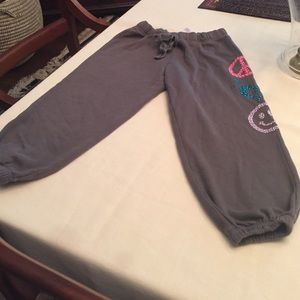 Girls sweat pants size 6