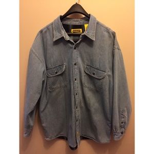 Stanley Heavy Denim, Lined Work Shirt, Men's XXL